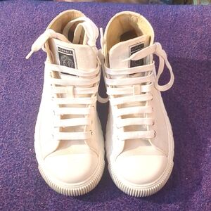 Versace canvas high top sneakers 35.5 Italian size